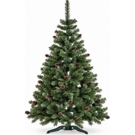 Aga Árbol de Navidad de 180 cm con piñas (1/5)