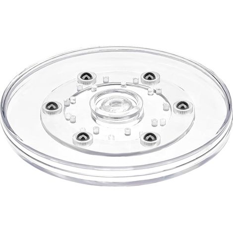 Acrylique Lazy Susan Plateau Tournant 12,5 cm Organisateur Palier Tournant Affichage Base Cuisine Pimenter Étagère (1/5)