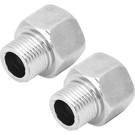 Gusseisen-Fitting, Edelstahl-Sechskant-Reduzierstück, Gewinderohradapter, G1/2-Außengewinde, G3/4-Innengewinde (1/5)