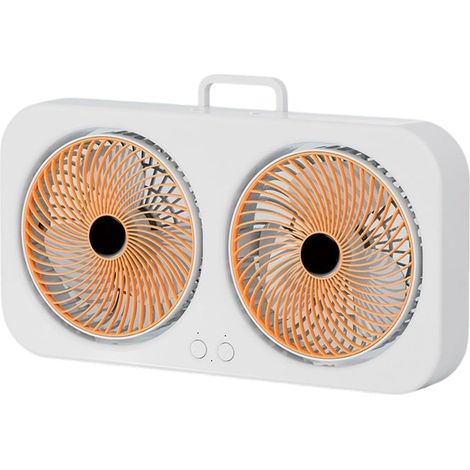 Neuer Schlafzimmerfensterlüfter mit einem 15,7 Zoll großen, zweistufigen und um 180 Grad drehbaren Lüfterkopf, einem automatisch verriegelnden Teleskoparm, einem Fensterabluftventilator und einem abne (1/4)