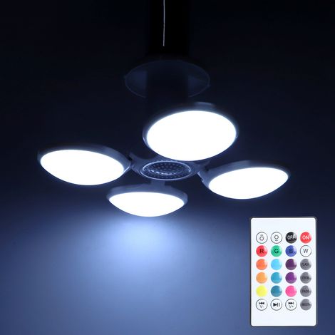 Lampe de football LED Bluetooth, usage domestique, lumière d'ambiance RGB sept couleurs, ampoule Bluetooth. (1/5)