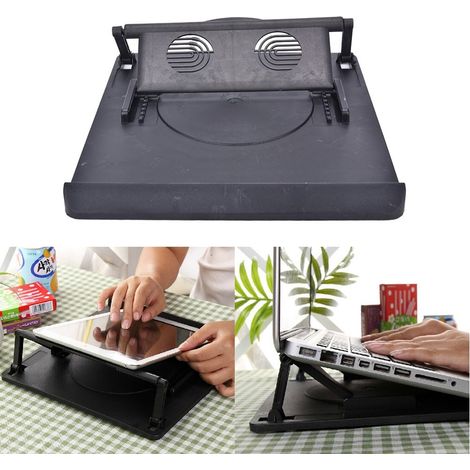 TrAdE Shop Traesio - Supporto Notebook Girevole 360° Base Raffreddamento Pc Dissipatore - (1/5)