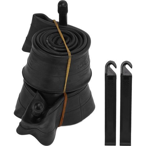 2 pièces Chambre à Air en Caoutchouc Butyle pour Vélo, Haute Étanchéité, Jante 14x1.75/2.125 Pouces (1/5)