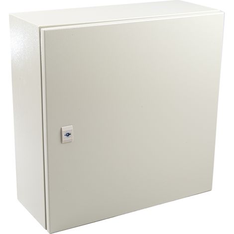 Coffret mural RS PRO en Acier RAL 7032 dim. ext. 500 x 500 x 210mm, IP66 ( Prix pour 1 ) (1/3)