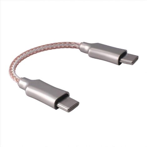 Câble OTG pour amplificateur de décodage portable, ligne d'enregistrement USB-C vers USB-C (1/5)