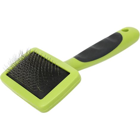 Une brosse autonettoyante pour chats à poils courts, avec des poils ronds spécialement conçus pour les chats à poils courts. (1/5)