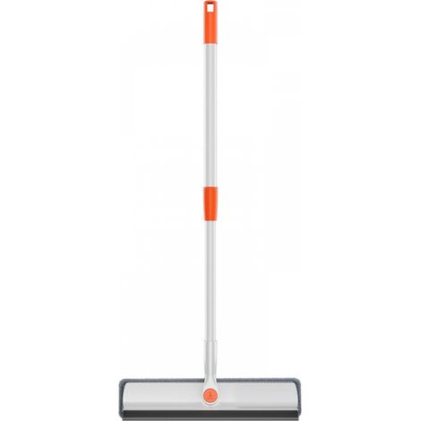 Brosse de nettoyage pour vitres, outil de nettoyage de vitres 2 en 1 avec colonne rétractable, équipement de lavage de vitres ou portes et fenêtres en verre (1/3)