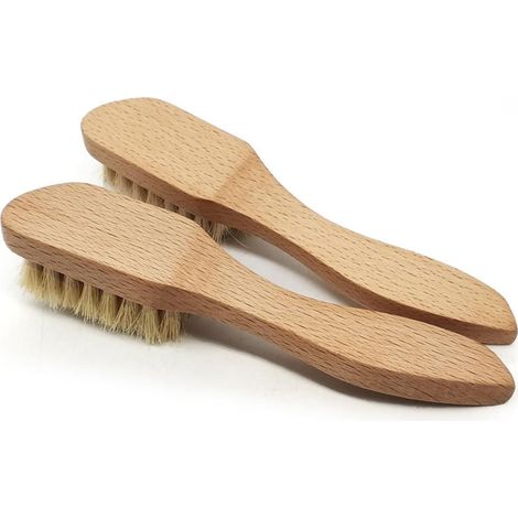 Handle Mane Brush Horsehair Brush for Waxing Shoes for for