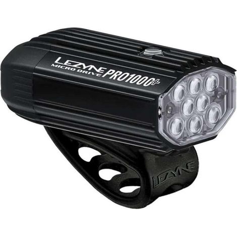 Lezyne Micro Drive Pro 1000+ lámpara delantera plateada