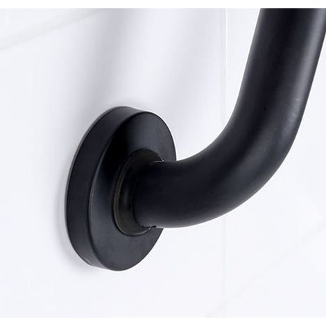 Barra di sostegno in alluminio nero da 30 cm (1/3)
