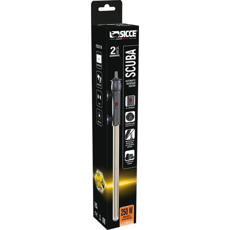 Sicce scuba riscaldatore per acquario capacita' da 200 a 250 litri 250 w (1/3)