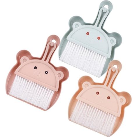 Set di 3 mini palette con contenitore per la pulizia portatile in cartone，ideale per ufficio e casa