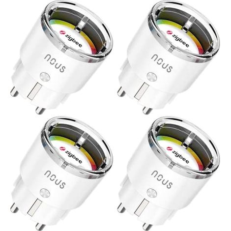 ZIGBEE PRISE CONNECTÉE NOUS A1Z - PROGRAMMABLE SMART PLUG TELECOMMANDE SANS FIL AVEC MESURE CONSOMMATION ELECTRIQUE. PRISES INTE