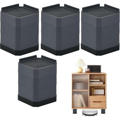 Rehausseurs de lit s, 4 pièces, support de levage de meubles (1/5)