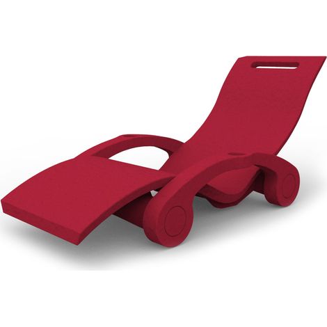 Lettino Chaise Longue Galleggiante da Esterno Giardino Arkema Serendipity Cherry (1/5)