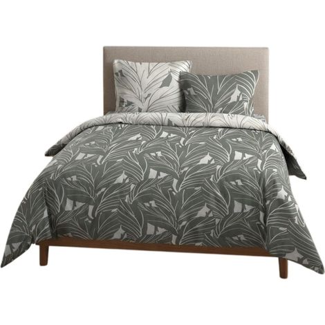 Parure de lit motif 240 x 220 cm Tropical vert (1/5)