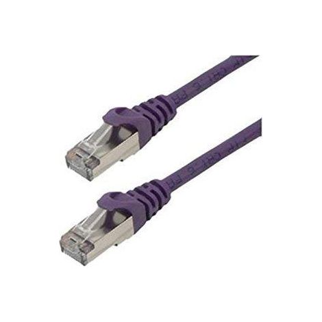 Cordon de brassage RJ45 - MCL - Cat 6 - 50 cm - Violet - Intérieur
