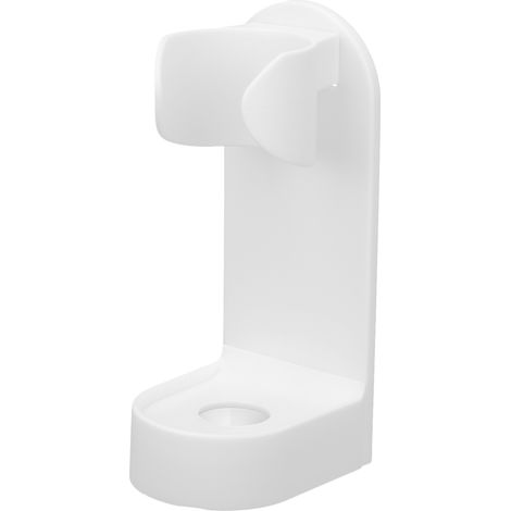 Support mural porte-brosse à dents électrique, adhésif sans perçage, organiseur de rangement salle de bain, accessoire fixe pour brosse dentaire (1/5)