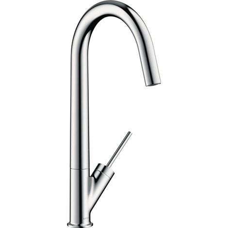 Mitigeur de cuisine HANSGROHE AXOR Starck Eco avec bec pivotant chromé - 12801000