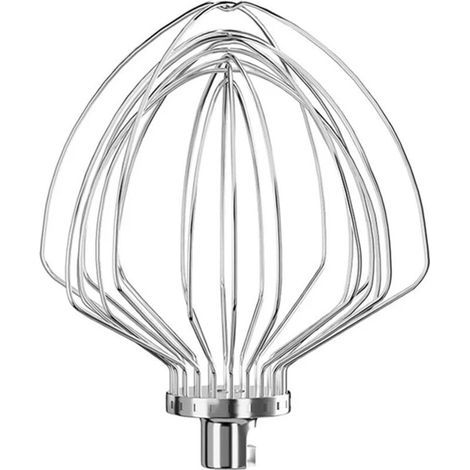 Accessoire fouet en acier inoxydable KN211WW à 11 fils pour batteur KitchenAid Lift de 7 pintes (1/3)
