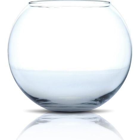 Blown Glass Jar, Goldfish Aquarium, Plant Terrarium, Home Decoration 27.5 cm (1/5)