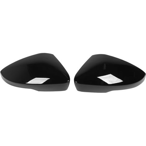 Rétroviseur latéral Noir Brillant Coque Style Léger pour Octavia Mk3 5E - Paire de Capots de Rétroviseur (1/5)