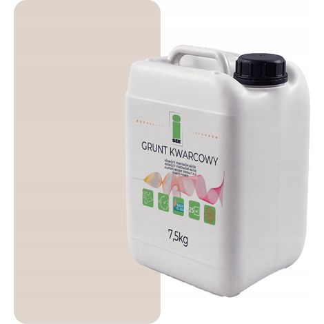 Imprimación de cuarzo para yeso decorativo, beige claro D805 7,5 kg (1/5)