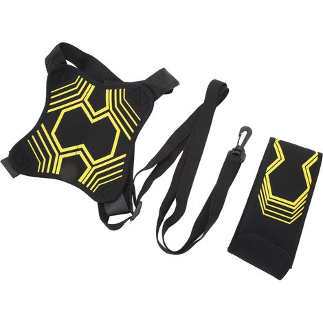Entraîneur de frappe de football, ceinture d'entraînement, équipement d'entraînement de football pour enfants et adultes, perfectionnement du contrôle au volley-ball, jonglerie et pratique des coups d (1/5)