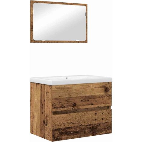 Maison Exclusive - Badezimmermöbel-Set mit Schubladen 3 pcs Altho