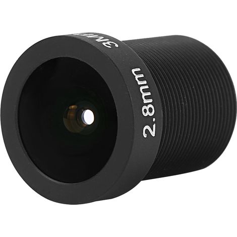 Objectif de caméra de sécurité CCTV 2,8 mm 3 MP HD, angle de 115°, remplacement