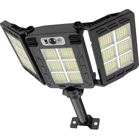 Lampadaire solaire extérieur à détecteur de mouvement avec télécommande - Type 1 (1/4)