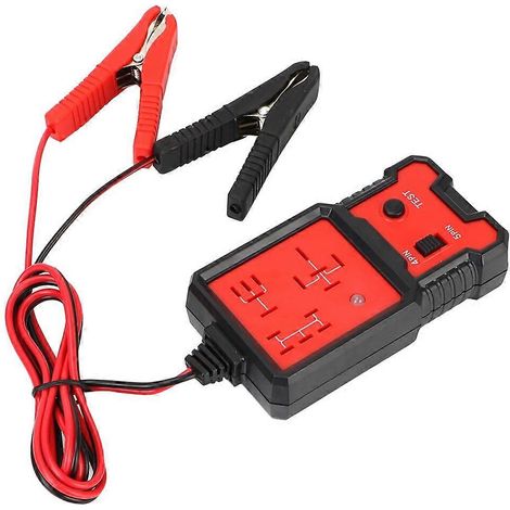 Testeur de relais automobile universel 12 V, testeur de relais électronique pour vérification de batterie et analyseur d'alternateur, outil de diagnostic (1/5)