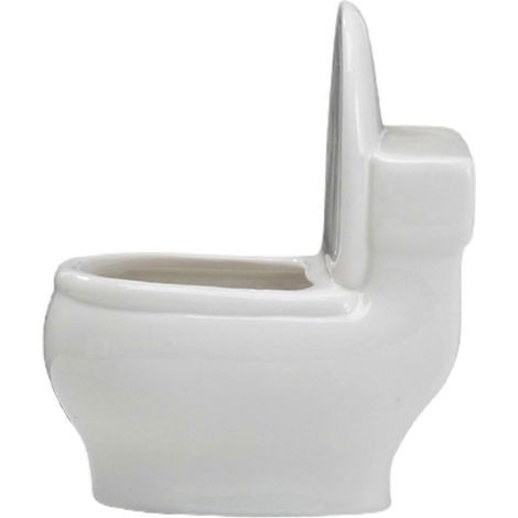 Keramik-Pflanzgefäß in Toilettenform für Sukkulenten, Blumentöpfe, Bonsai-Pflanzgefäße