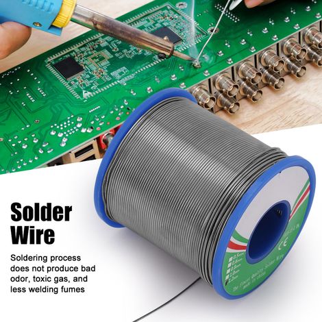 Bobine de fil à souder à l'étain 40 % 1,0/1,2 mm pour produits électroniques (1,2 mm) (1/5)