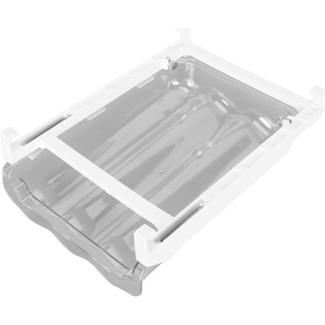 Organisateur de tiroir à œufs pour réfrigérateur, grande capacité, en plastique extensible, pour étagère de réfrigérateur/cuisine (1/5)