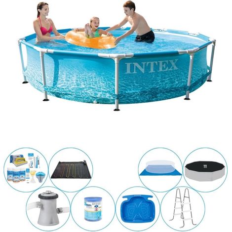 Intex Piscine Tubulaire Ronde - 305x76 cm - 8-pièces  S20364 (1/5)