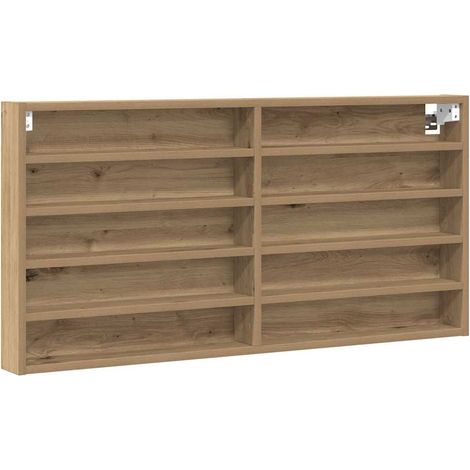 Maison Exclusive - Vitrine mit Regal Artisan-Eiche 100 x 8,5 x 50