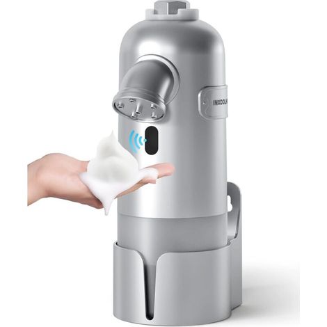 Dispenser automatico di sapone, dispenser elettrico di sapone senza contatto, dispenser automatico di schiuma disinfettante con sensore di movimento a infrarossi - Crezuo