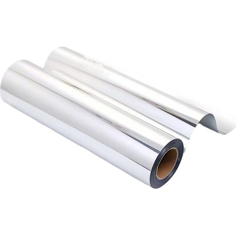 Autocollant Miroir - 60 cm x 2 m - Flexible Réfléchissant Pour Décoration Murale Et Surfaces Lisses - 1 Pièce (1/5)