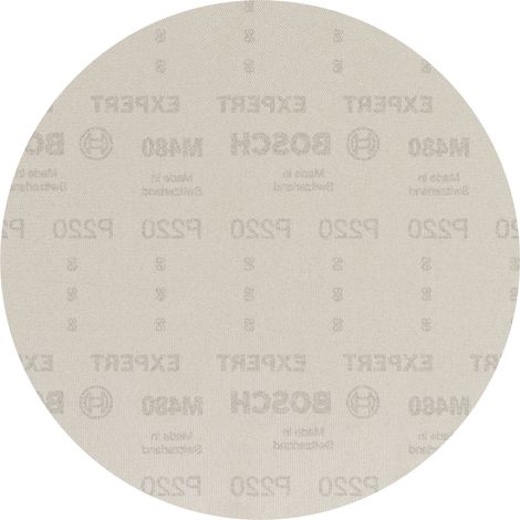 Bosch – Grille de ponçage Expert M480 225 mm G 220 – 25 pièces – Pour ponceuse plaques de plâtre – Système de contrôle des particules – 2608900712 (1/10)