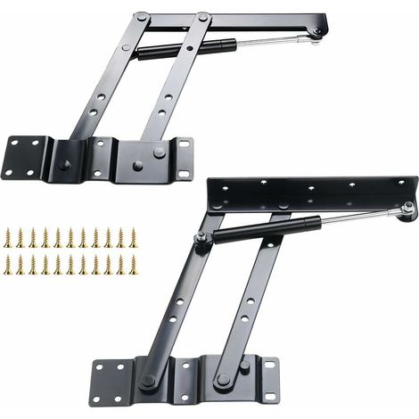 1 Pair Coffee Table Lift Mechanism, Coffee Table Hardware, Spring Bracket, Furniture Hinges, Spring Hardware for Spring (1/5)