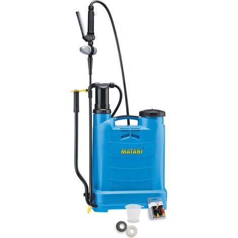 Matabi – Pulvérisateur à pression 12L – Lance en fibre de verre 95 cm – Régulateur de pression intégré – Pour herbicides et insecticides (1/6)