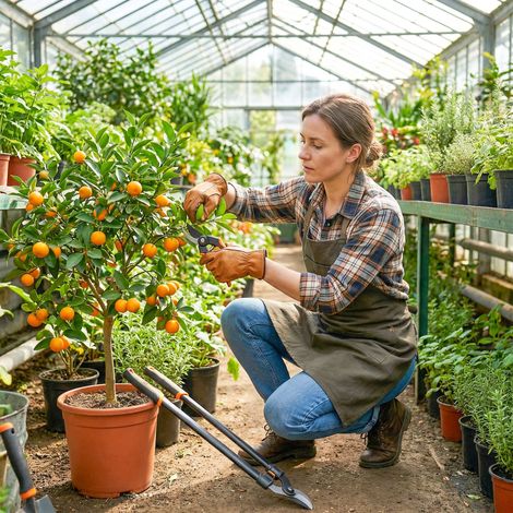 Ensemble jardinage 2 pièces coupe fendeuses ciseaux prise souple verrouillage sécurité