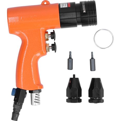 Outil de rivetage pneumatique M3 M4, pistolet à écrou de rivetage pneumatique avec tête autobloquante 1500 tr/min KV-7801E (1/5)