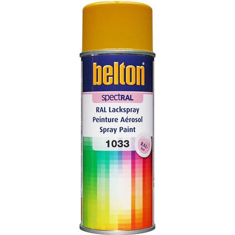 Bombe de peinture Belton Spectral RAL1033 Jaune dahlia 400ml
