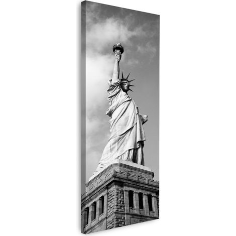 Cuadro sobre lienzo: Arquitectura, Estatua de la Libertad, 40x120 cm