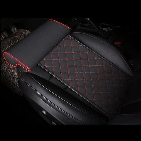 Coussin de siège automobile et extension de soutien des cuisses pour siège auto en cuir (1/4)