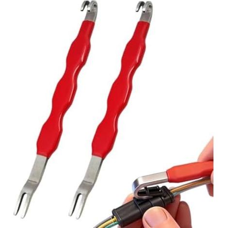 Set mit 2 universellen Trennwerkzeugen für elektrische Steckverbinder zur Autoreparatur und -wartung – Schonendes Entfernen von (1/5)