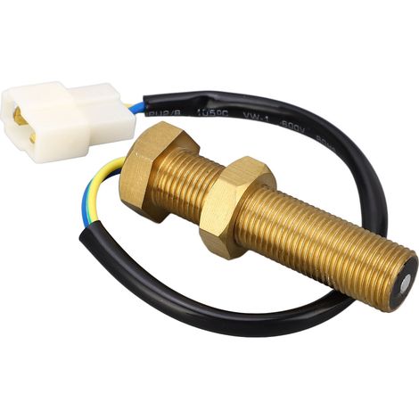 Capteur de vitesse magnétique M16x1.5 IP44, laiton haute sensibilité, transducteur de rotation pour générateur 50V (1/5)