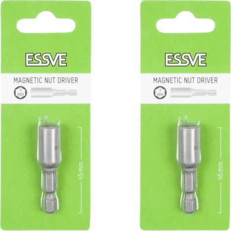 ESSVE Chiave magnetica con attacco esagonale, inserto per dado da 7 mm x2 (1/3)